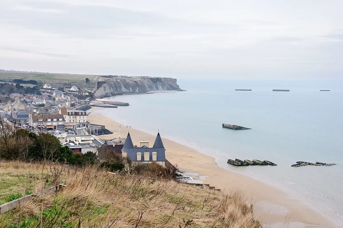 Arromanches and Gold Beach, Normandy